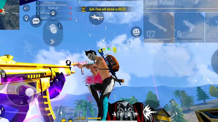 Garena Free Fire MAX 🔥 การเล่นเกมบน Android 110 FF