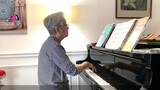 Beethoven [Sorrowful Sonata] Second Movement 84-year-old old lady Shuai Yuanji plays the piano every