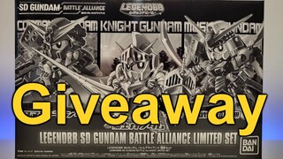 SD Gundam Battle Alliance Limited Gunpla GIVEAWAY