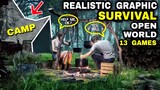 Top 13 OPEN WORLD Best SURVIVAL GAMES for Android iOS with High Graphic MULTIPLAYER Survival Games