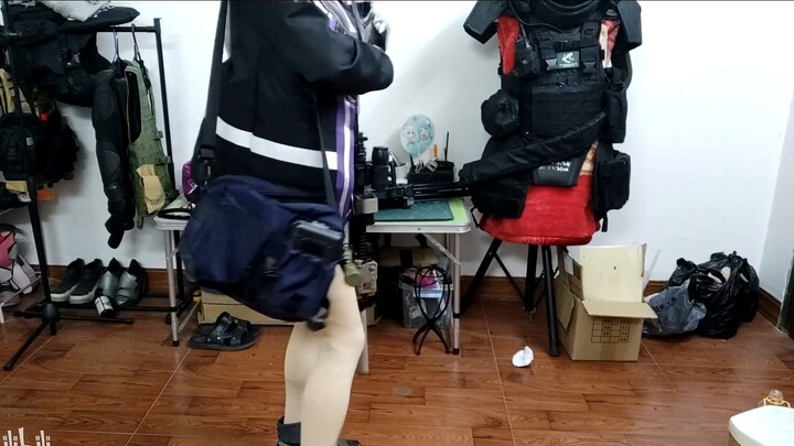 [Tiền tuyến của các cô gái] HK416 Ba thay đổi Hình ảnh đứng Trang phục COS Thử trên