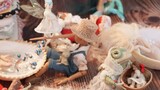 It took 20 days to make a self-made [Mini Fairy Tale Character] model to display a group of fairy ta