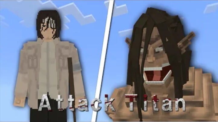 [ Minecraft ] Video pengenalan non-modul Mungkin ini adalah mod Attack on Titan terkuat untuk Bedroc