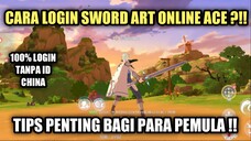 Cara Login Sword Art Online Black Swordsman Ace Dengan Mudah !!!