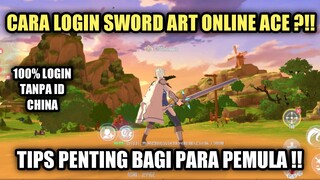 Cara Login Sword Art Online Black Swordsman Ace Dengan Mudah !!!