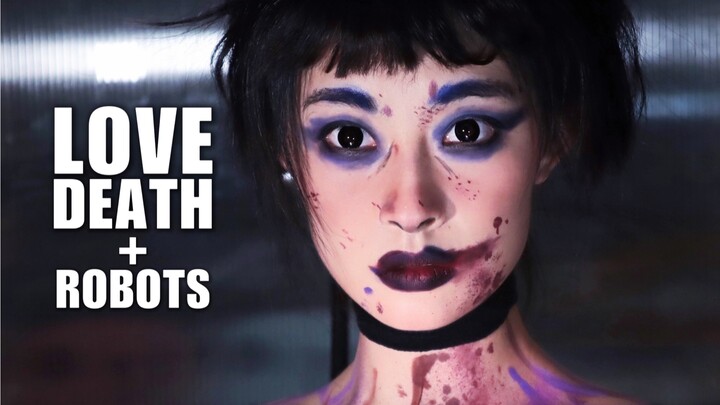 [Imitate Makeup] Frame by frame cos love death and robots | The first season of love death is the et