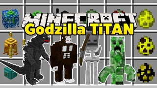 มายคราฟ เหล่าไททันจะต้องเจอกับ Godzilla [  The Titans Mod&Godzilla Mod] Minecraft