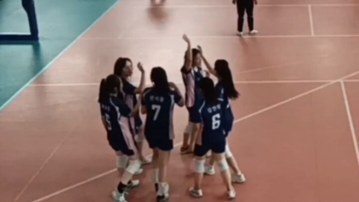 High school is not only about boring studies, but also exciting sports compe*ons (volleyball)