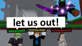 ฉันติดผู้เล่นใน Roblox BedWars