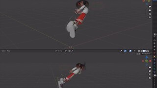 [Blender4.2] Selesaikan animasi karakter dalam 10 menit