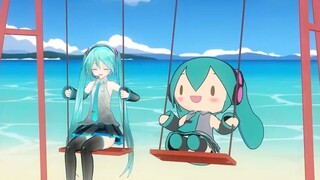 Miku berayun