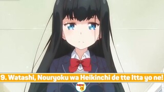 Top 10 Phim Anime Main Chính GIẤU NGHỀ Hay Nhất p2