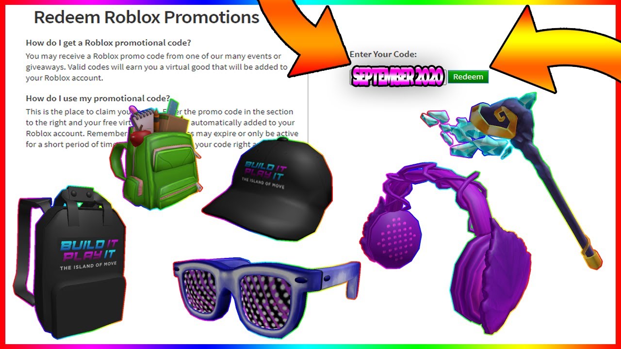 MAY* ROBLOX PROMO CODES