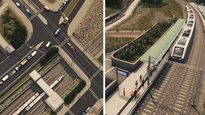 New Train Station and Managing Cargo Traffic - Cities: Skylines - Aurelia #92