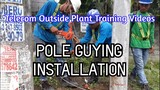 Telecom Pole Guying Installation - Sidewalk Guy