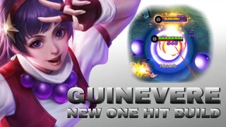 GUINEVERE NEW ONE HIT BUILD | MLBB | TOP GLOBAL GUINEVERE | EMBLEM SET | MOBILE LEGENDS