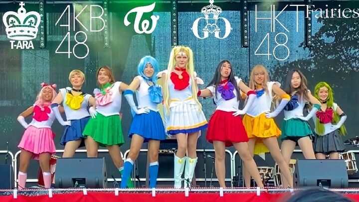 Sailor Moon Cosplay Dance Performance Germany! TWICE, SNSD, T-ARA, AKB48 by Shapgang