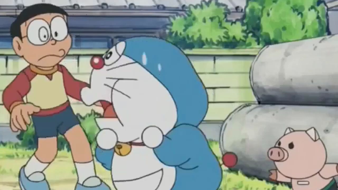 Doraemon ll Doraemon Bị Lợn Nhập Hóa Thành Béo Ú , Jaian Tới Nhà Nobita -  Bilibili