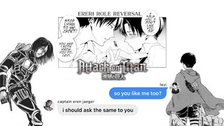 ereri role reversal series | eren as captain and levi as a cadet: pt. 1 [aot]