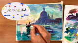 [Vẽ tranh] Phong cảnh của Venice