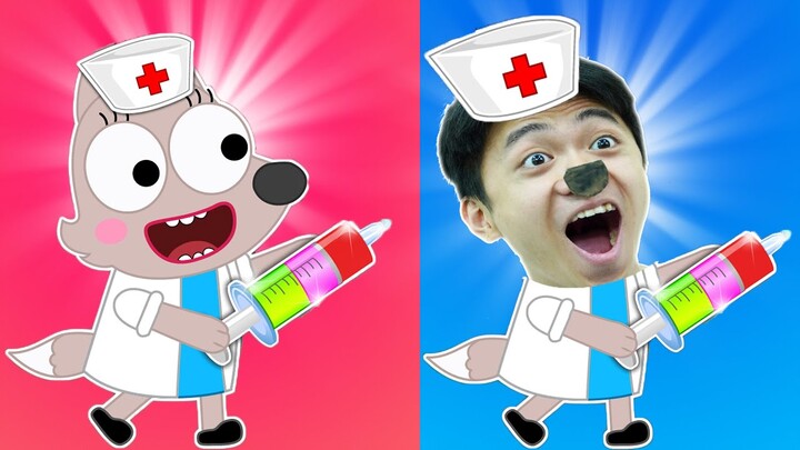 FIRST TIME AT THE DENTAL CLINIC - PICA FAMILY FUNNY CARTOON PARODIES | PICA WITH ZERO BUDGET