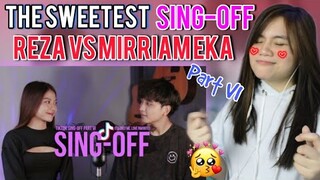 SING-OFF TIKTOK SONGS PART VI (Yamet Kudasi, It's Only Me) REZA vs Mirriam Eka I REACTION VIDEO