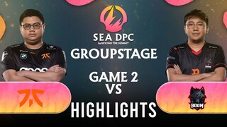 Game 2: Fnatic vs Boom Rivalry | DPC SEA 2022 Tour 3: Division I & II