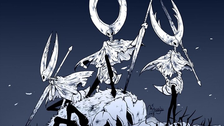 [Hollow Knight] การต่อสู้ที่ประดับประดาที่สุดในเกมทั้งหมด พ่ายแพ้โดย Four Locks Radiant Mantis God!