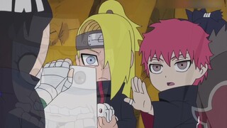 Kontrasnya sangat besar setelah organisasi Akatsuki menjadi lucu, tapi Itachi tetap tampan!