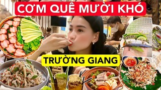 🔥 Lần đầu ăn thử Quán Cơm quê Mười Khó-Trường Giang | Ngon hay Dở???