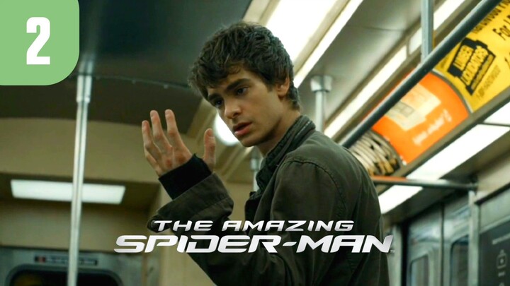 Peter discovers his powers - Subway Fight Scene - The Amazing Spiderman (2012) Movie Clip HD Part 2