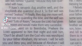 Daily Verse.                            Genesis 26:23-25