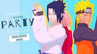 I Wanna Party ~ Team Seven【Naruto/Naruto Shippuden MMD】