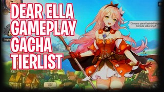 DEAR ELLA GAMEPLAY GACHA REROLL TIERLIST