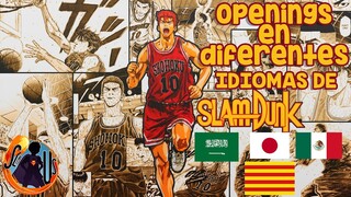 Opening en Diferentes Idiomas de "Slam Dunk"