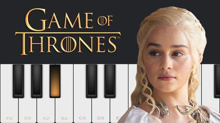 Game of Thrones Theme Song│Mobile Piano Cover│Easy Tutorial