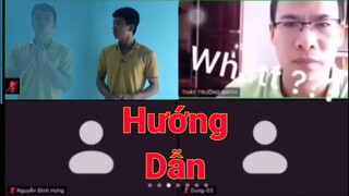 cách làm trend ẩn thân trong lớp học online ghép vào zoom meet troll thầy giáo cực hot trên tiktok