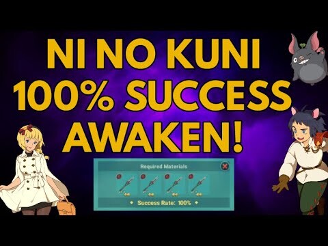 Ni No Kuni - Awaken Gears and Familiars 100% Success Chance!