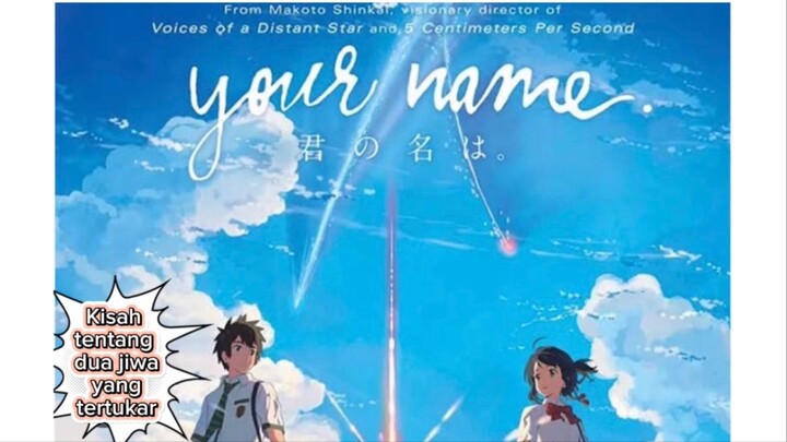Review Film Anime Romantis "Kimi No Nawa Atau Your Name"