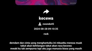 kecewa