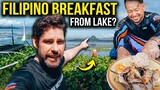 So FRESH! My FILIPINO BREAKFAST came straight out of THIS Lake!
