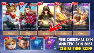 NEW WINTER BOX 2023! GET NOW YOUR FREE CHRISTMAS SKIN AND EPIC SKIN! FREE SKIN! | MOBILE LEGENDS