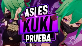 ¡KUKI SHINOBU ESTA GUAPISIMA! - Primeras impresiones y posible BUILD - Genshin Impact