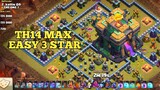 TH14 MAX ATTACK STRATEGY FOR EASY 3 STAR (Clash of Clans)