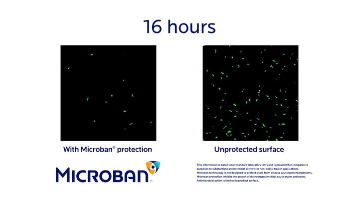 Microban® Antimicrobial Technology Time Lapse