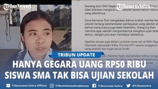 Viral Siswi Tak Ikut Ujian Karena Belum Bayar Uang Sekolah Rp 50.000, Netizen Pertanyakan Dana BOS