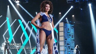 Miss USA 2020 - Samantha Neyland - Hawaii - Swimsuit Bikini and Evening Gown Preliminary Competition