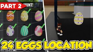 All "24 Egg Hunt Locations" in Roblox Vehicle Legends Part 2