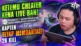 Ketemu Cheater Kena Live Ban, Kapten Tetap Membant*ai 26 Kill | PUBG Mobile Indonesia