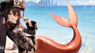 [Under the Sea Castle] Walnut's transformation into a mermaid~